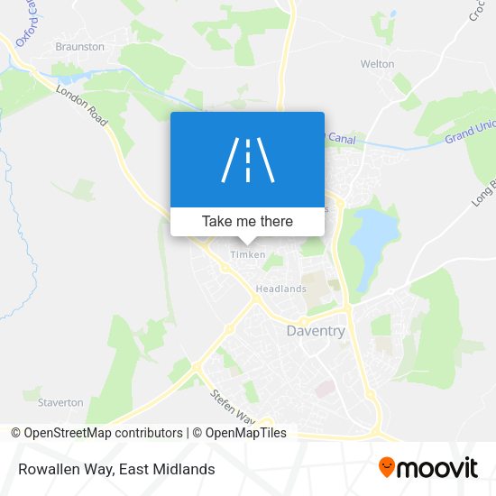 Rowallen Way map