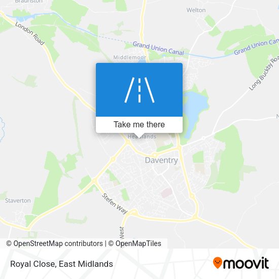Royal Close map