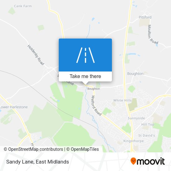 Sandy Lane map