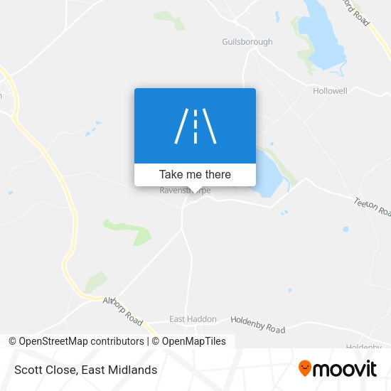 Scott Close map