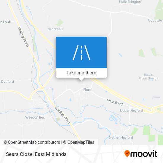 Sears Close map