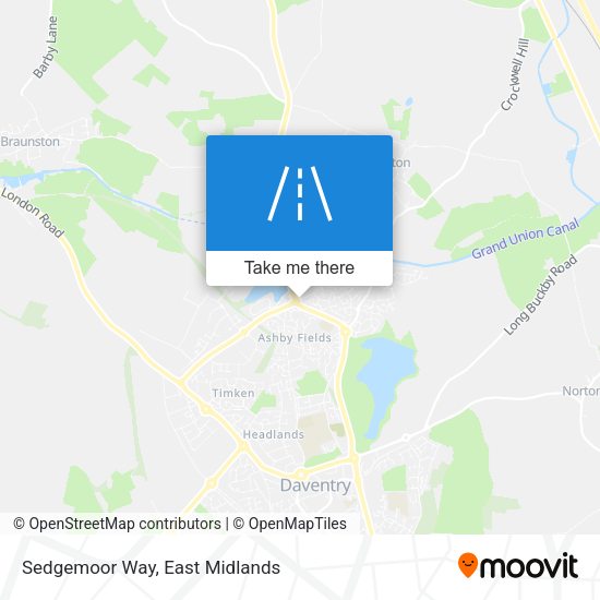 Sedgemoor Way map