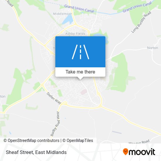 Sheaf Street map