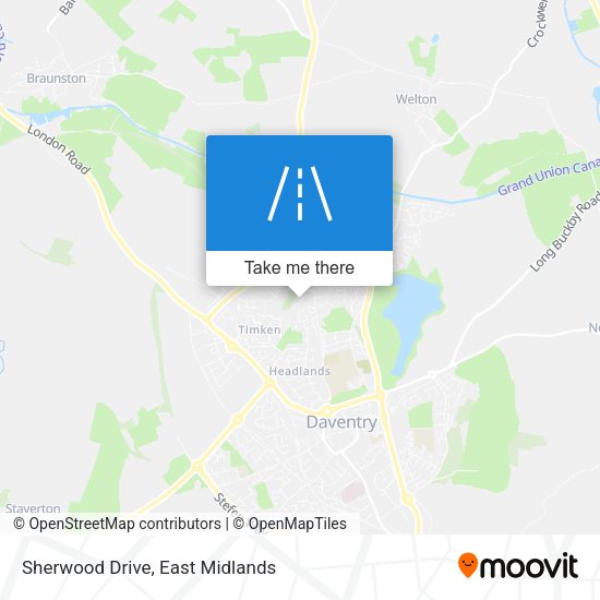 Sherwood Drive map