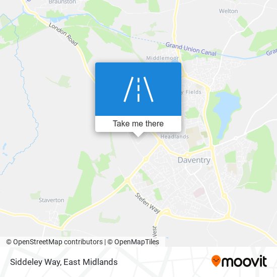 Siddeley Way map