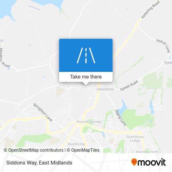 Siddons Way map