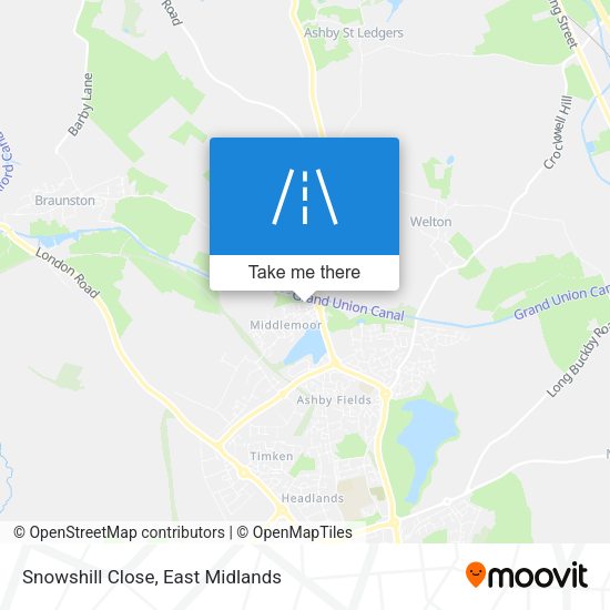 Snowshill Close map
