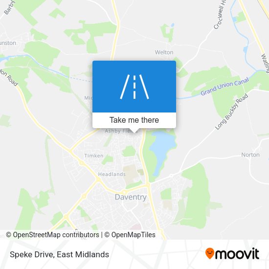 Speke Drive map