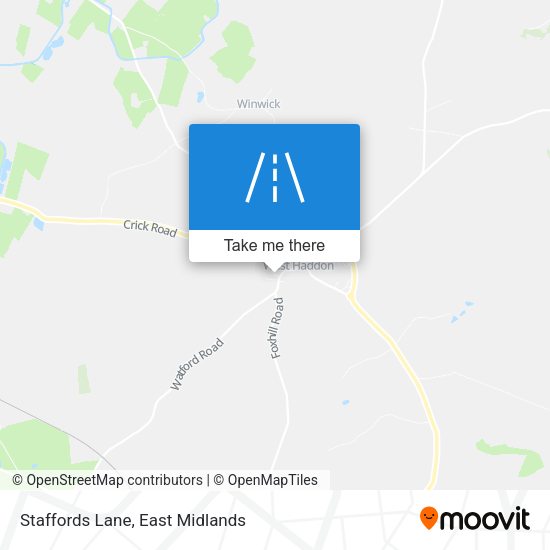 Staffords Lane map