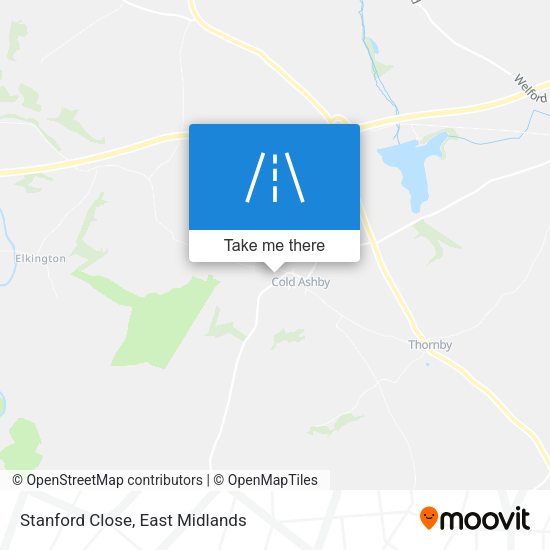 Stanford Close map