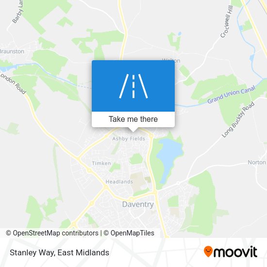 Stanley Way map