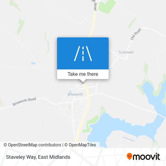 Staveley Way map