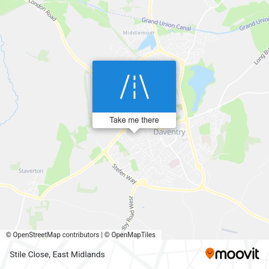 Stile Close map