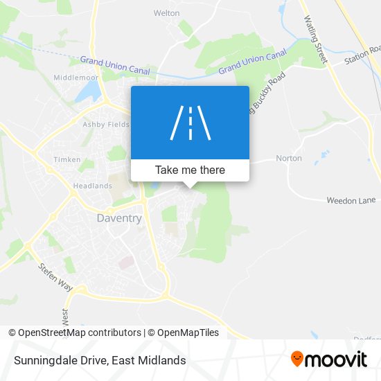 Sunningdale Drive map