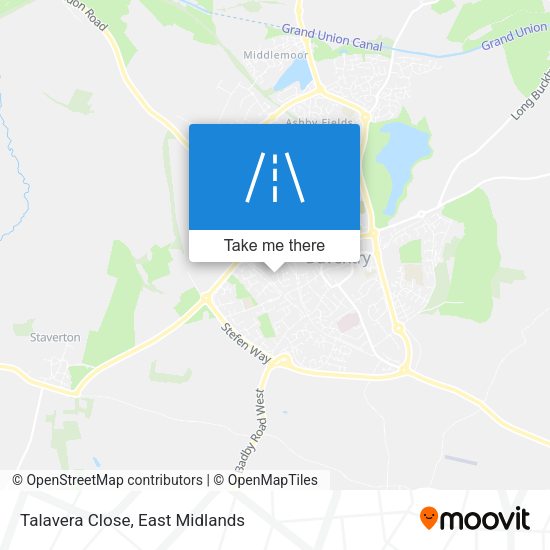 Talavera Close map