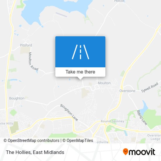 The Hollies map