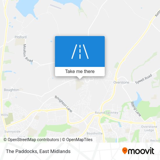 The Paddocks map