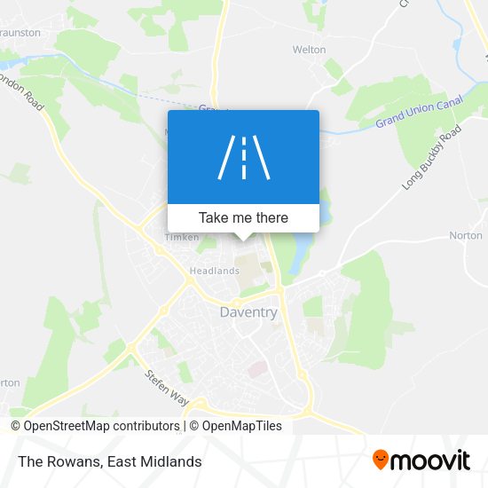 The Rowans map