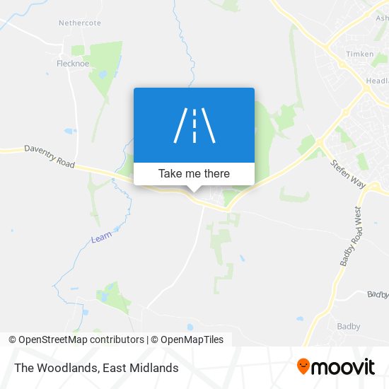 The Woodlands map