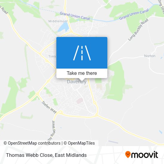 Thomas Webb Close map