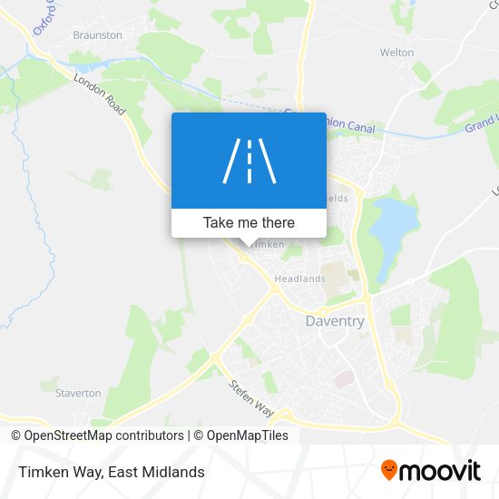 Timken Way map