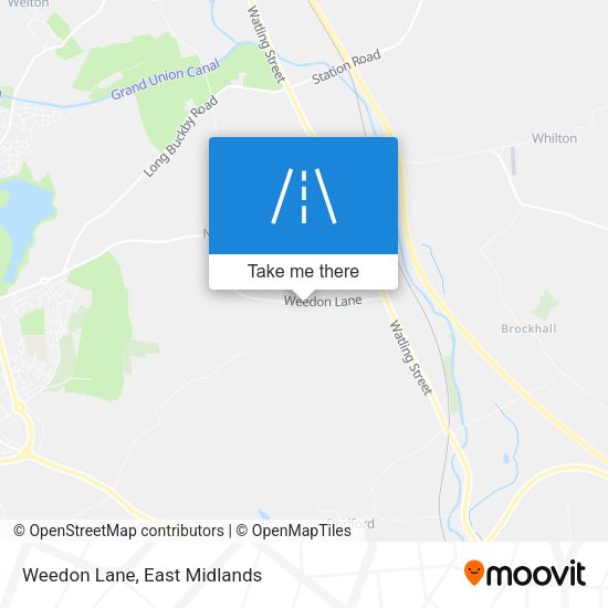 Weedon Lane map