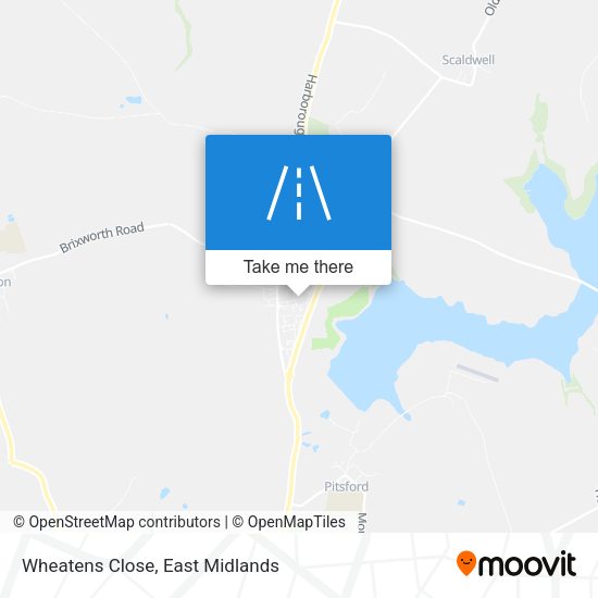 Wheatens Close map