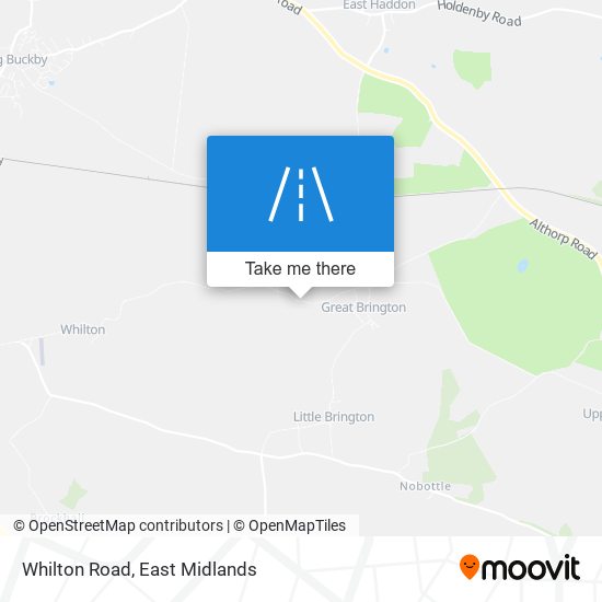 Whilton Road map