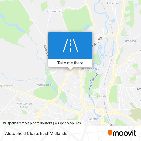 Alstonfield Close map