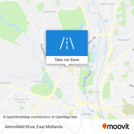 Alstonfield Drive map