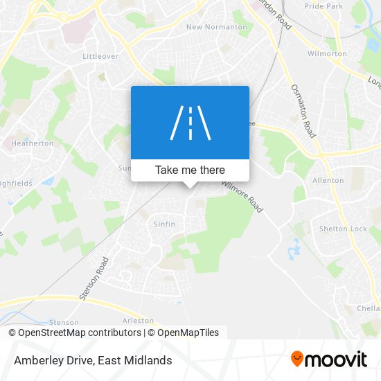 Amberley Drive map