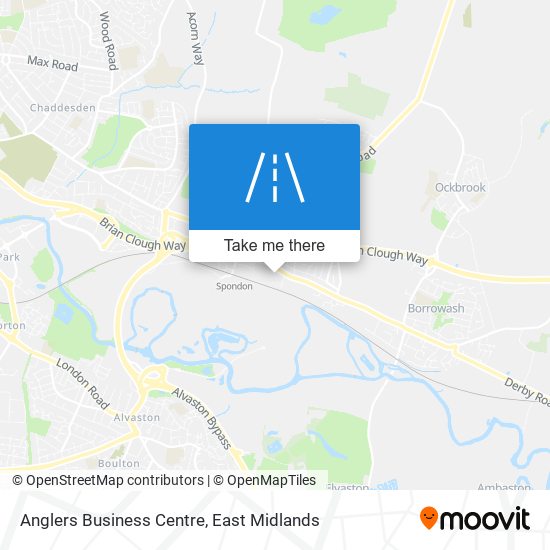 Anglers Business Centre map