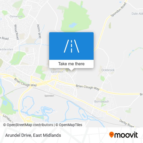 Arundel Drive map