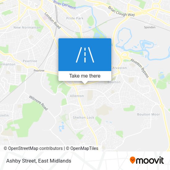 Ashby Street map