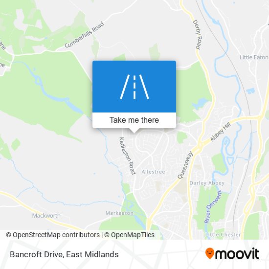 Bancroft Drive map