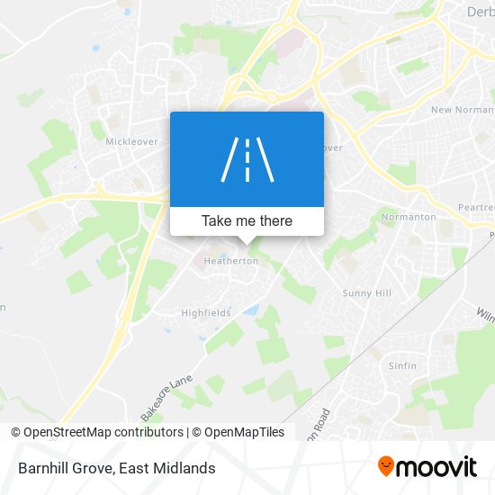 Barnhill Grove map