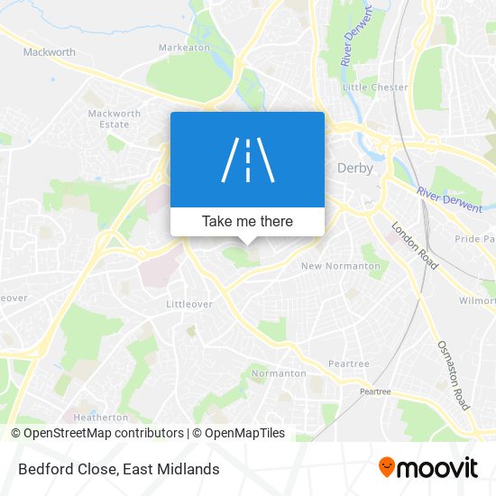 Bedford Close map