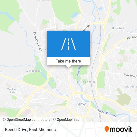 Beech Drive map