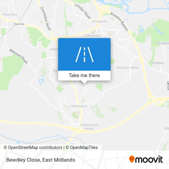 Bewdley Close map