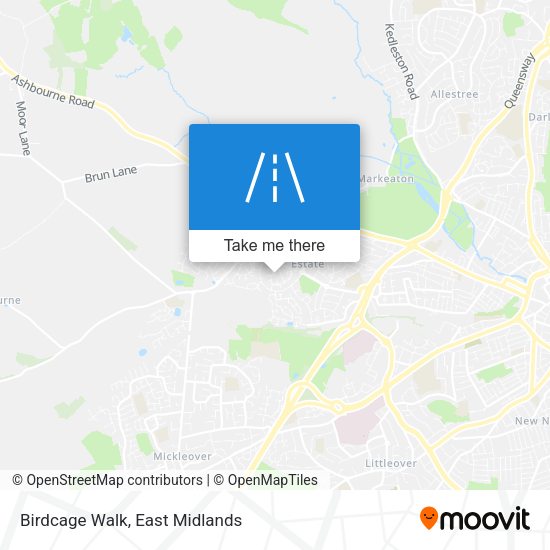 Birdcage Walk map