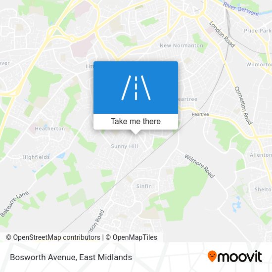Bosworth Avenue map