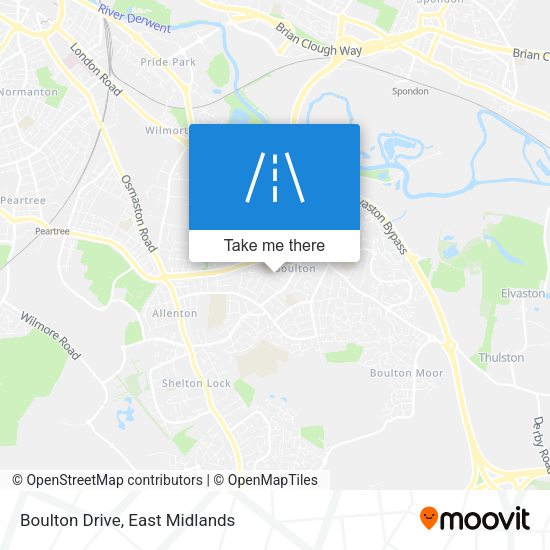 Boulton Drive map