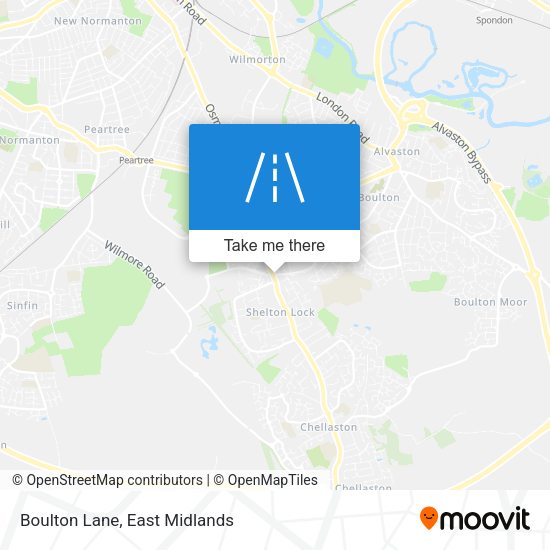 Boulton Lane map