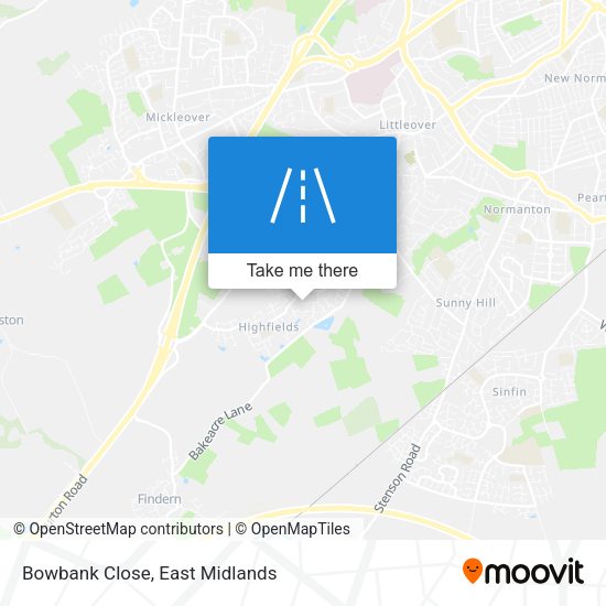 Bowbank Close map