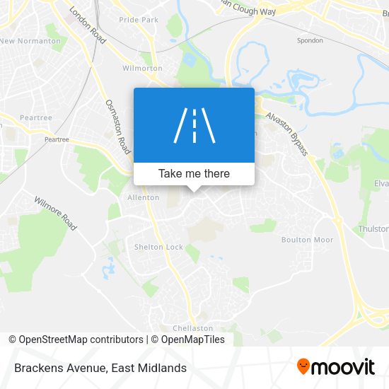 Brackens Avenue map
