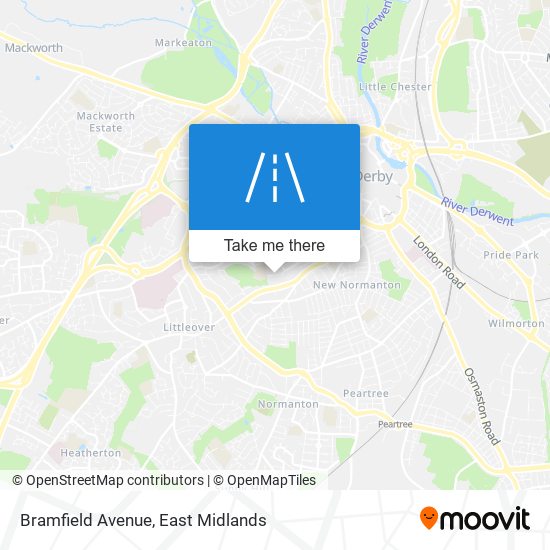 Bramfield Avenue map