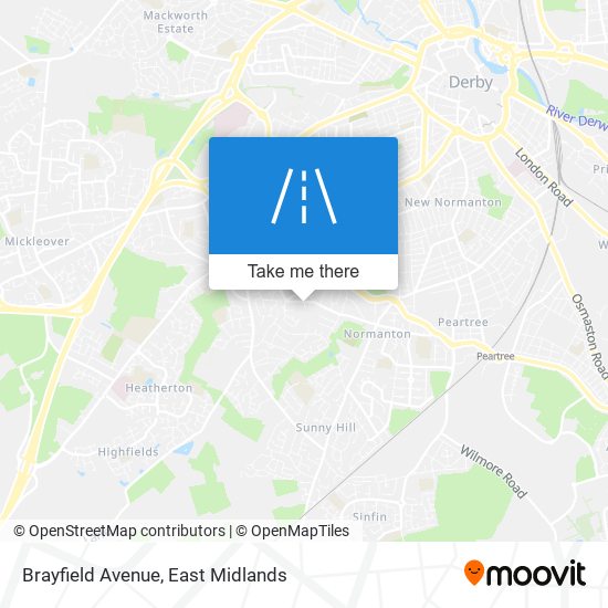 Brayfield Avenue map