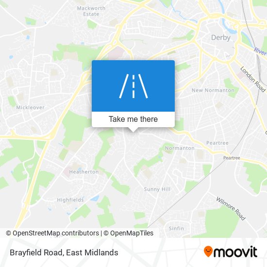 Brayfield Road map