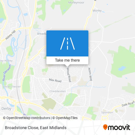 Broadstone Close map