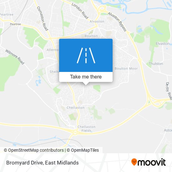 Bromyard Drive map